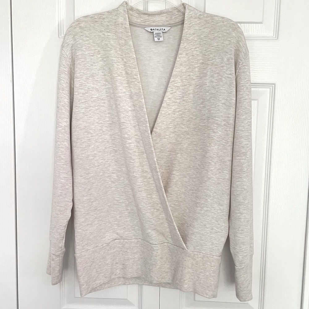 Athleta wrap sweater